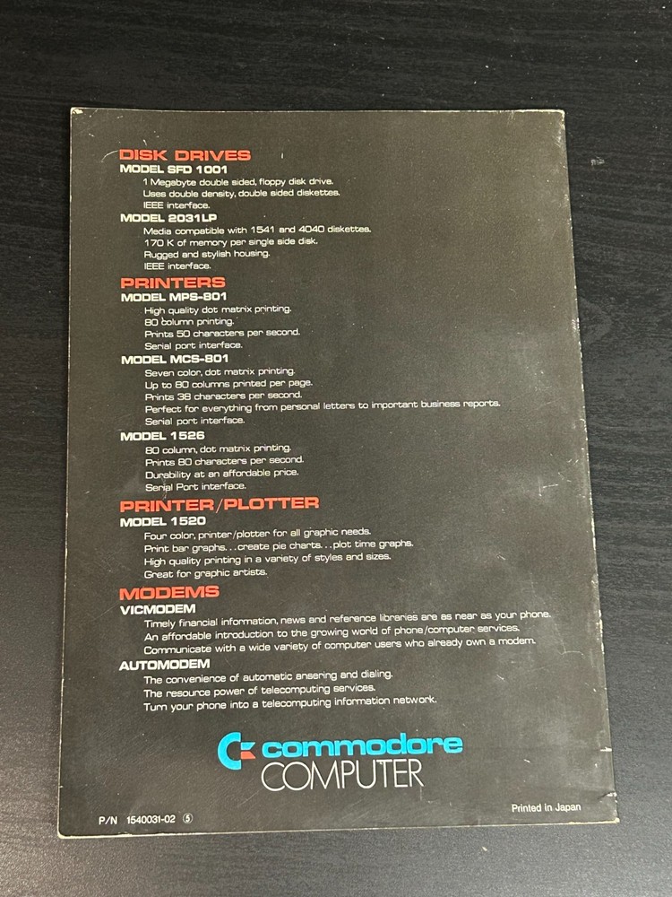 Commodore 1541 Disk Drive Users Guide Manual 1982 #2