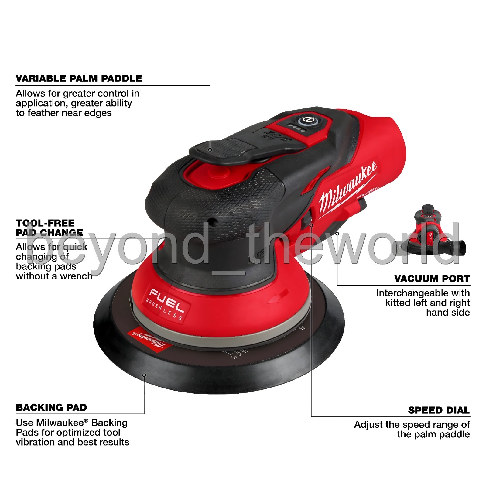 Milwaukee M12FROS50 12V 6" Random Orbital Sander Tool only