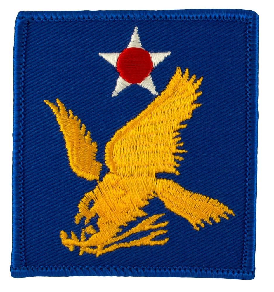 2nd Second Air Force Patch (122) 2 3/4" x 2 1/2" Embroidered Patch 55831
