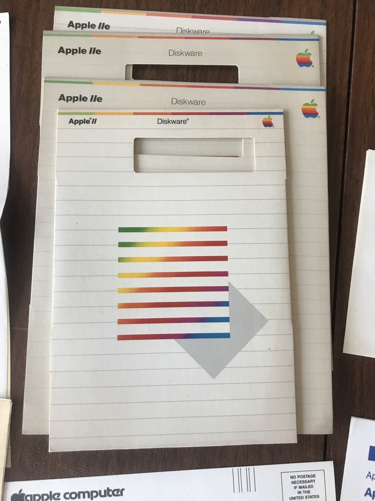 LOT Vintage Apple Computer - Forms, Manual, Reports 1980s