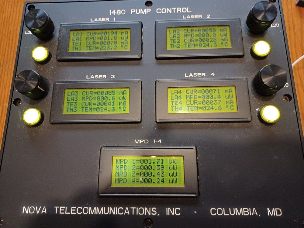 NOVA Telecommunications 1480 Laboratory/Industrial Pump Control Controller