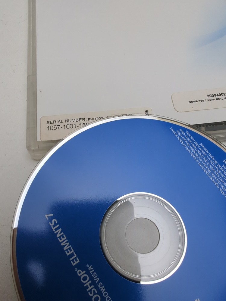 Adobe Photoshop Elements 7 Software Edit Enhance Create Share For PC