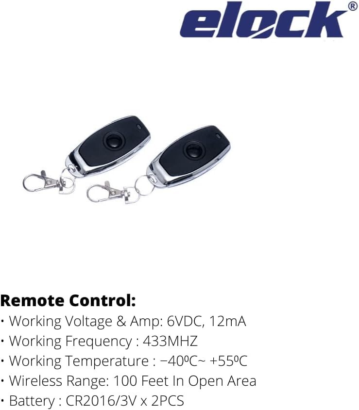 EROKKU 600lbs Commercial Electromagnetic Lock kit Wireless Access Remote Control
