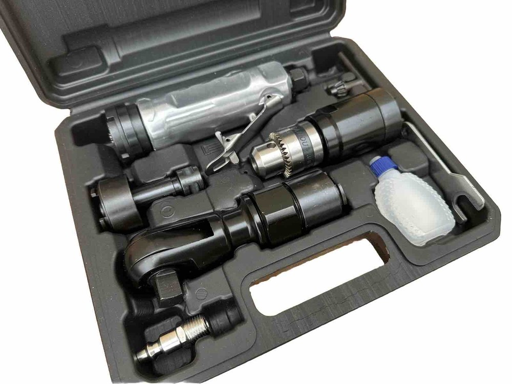 3 In 1 Multifunction Air Ratchet Drill Grinder Tool Set