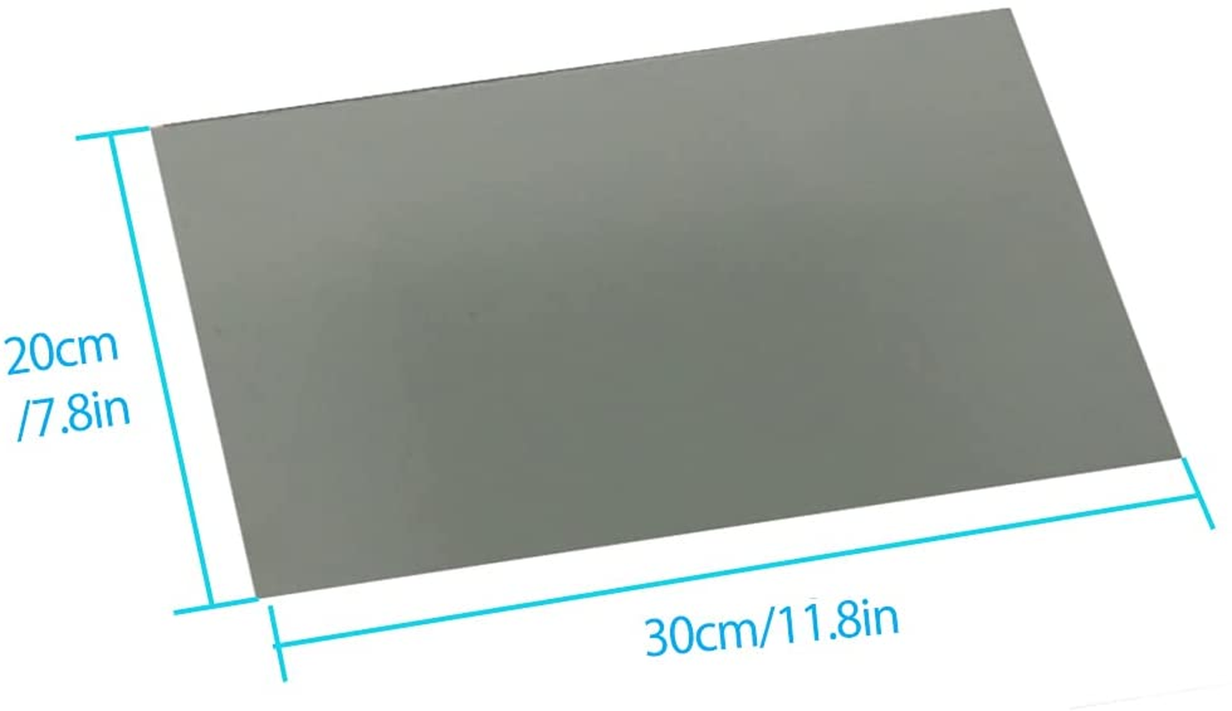 Polarized Filter Film Adhesive Sheets for Dashboard Display LCD Watch Screen 2Pc