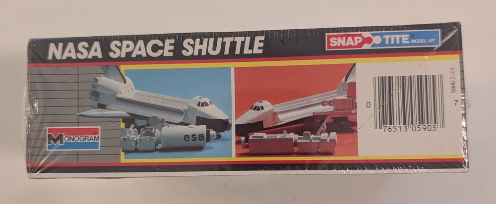 Monogram Snap Tite 1:200 Nasa Space Shuttle Model Kit # 5905