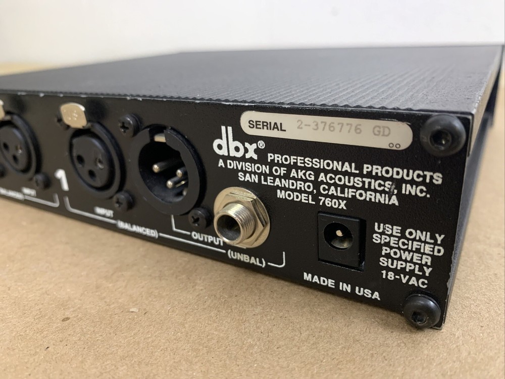 Vintage DBX 760X Microphone Preamplifier ***PLEASE READ DESCRIPTION***