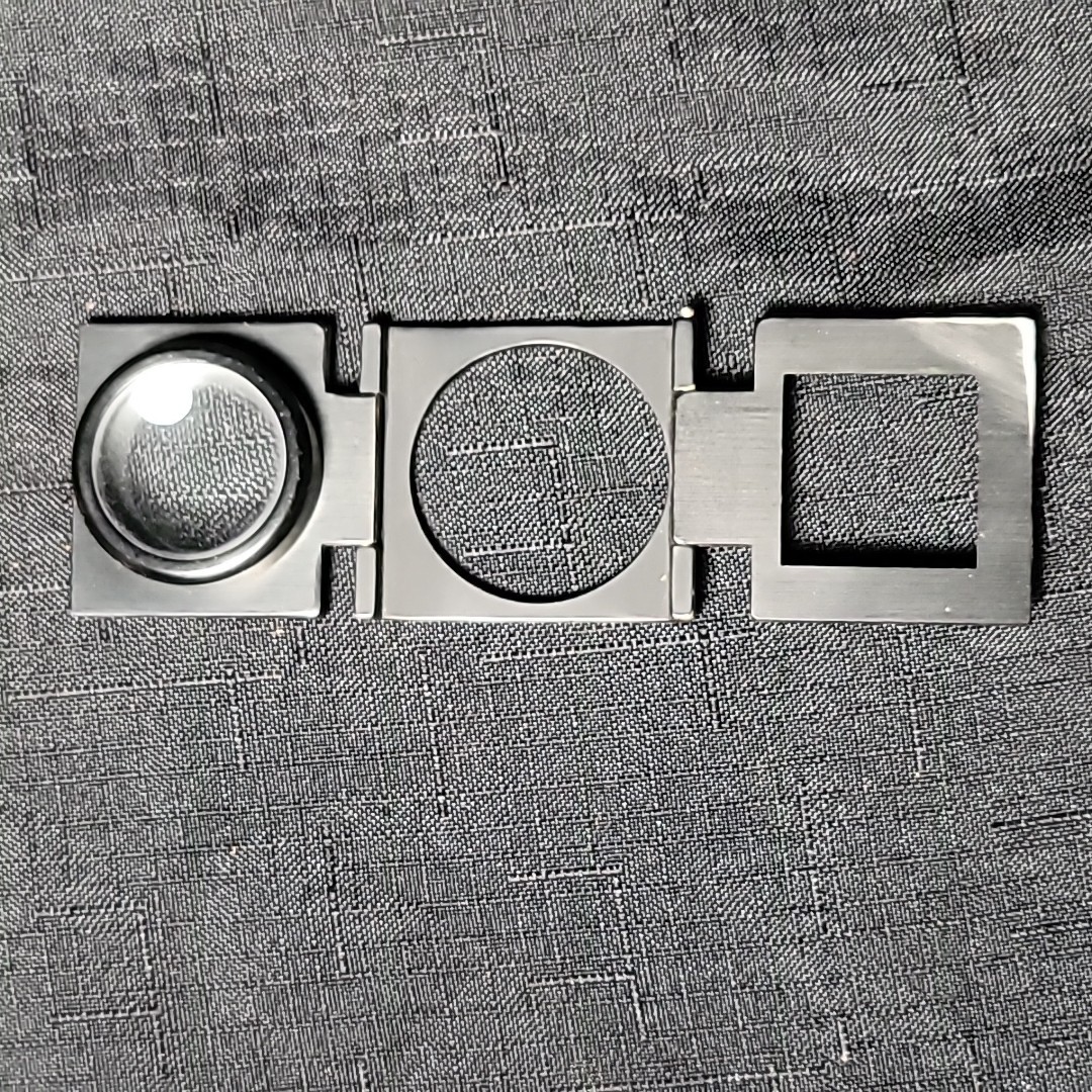 Vintage Bausch & Lomb Folding Magnifying Glass Loupe Linen Tester