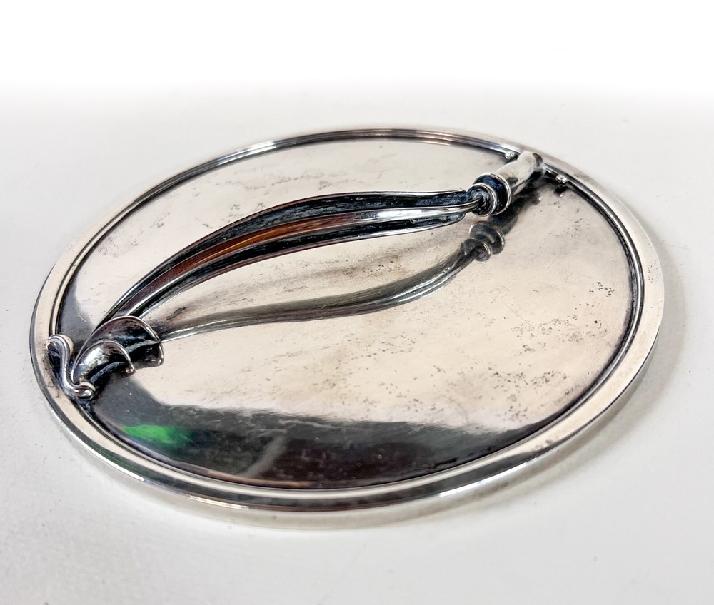 Vintage Georg Jensen Sterling Silver Hand Mirror c1919