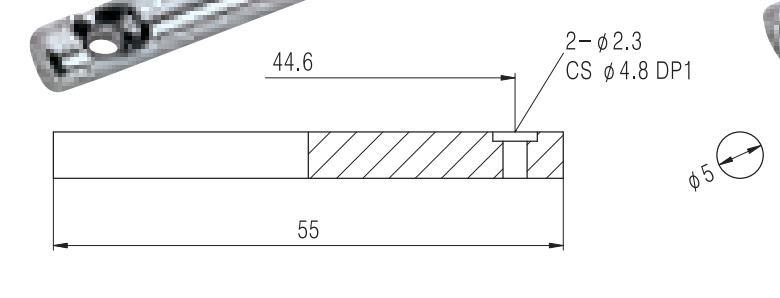 Gold Long String Retainer Bar for Floyd Rose