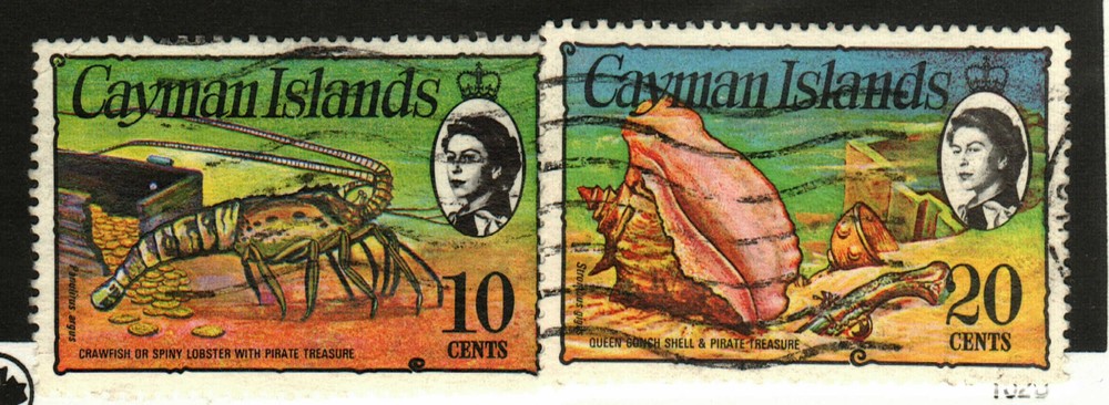 Cayman Islands #338, 341 used