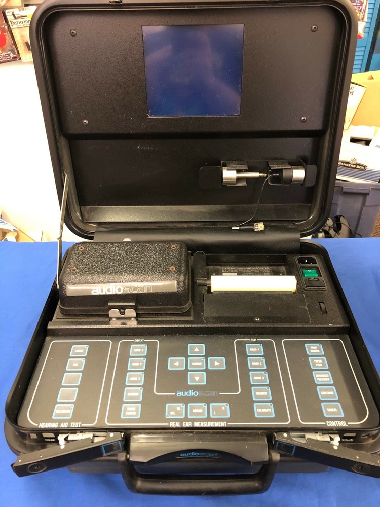 Audio Scan RM500 Hearing Aid Analyzer Case AS IS UNTESTED See details