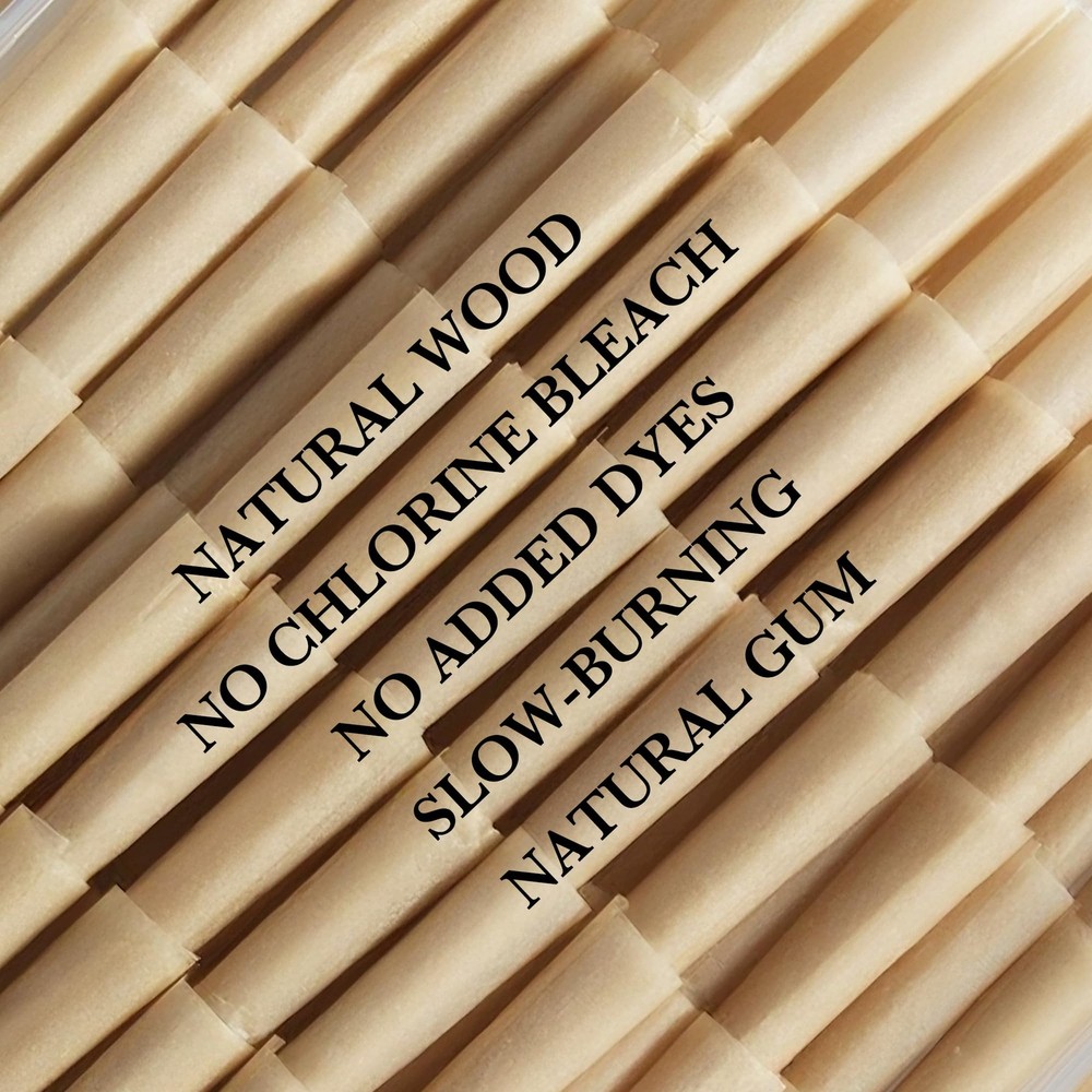 Mini Cones Rolling Papers 54/28mm Size Preroll 100 Rolling Papers Small Singl...