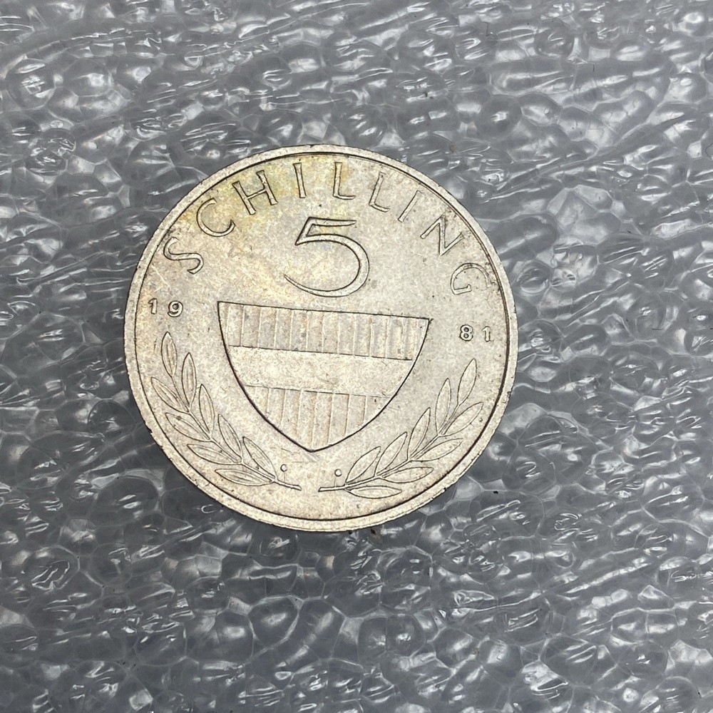 💚 AUSTRIA COIN 5 SCHILLING 1981