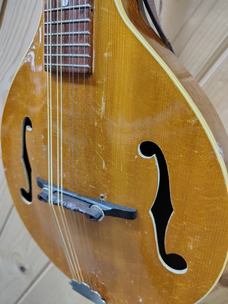 Gibson A Style Mandolin 8-String Natural Brown Adjustable Bridge