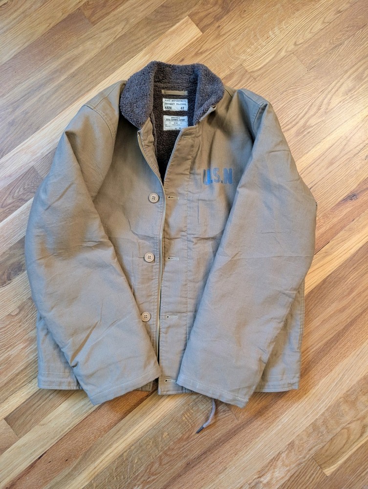 1940s US Navy Deck Coat Jacket