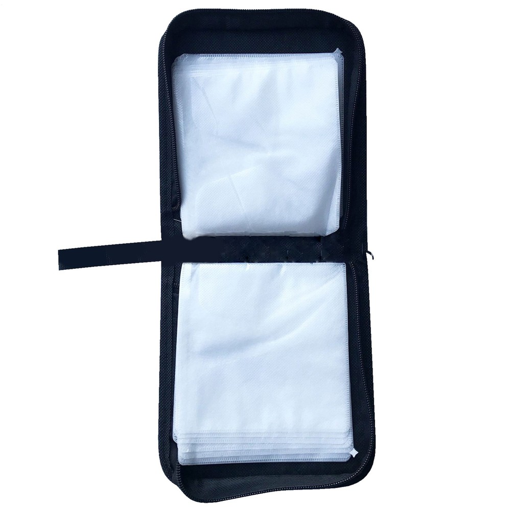 Oxford Solid Mini CD Case Holder 40 Capacity Disc Storage Bag Thickened Disc Bag