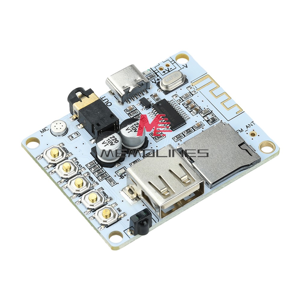 Bluetooth 5.4 Audio Receiver Board mp3 Lossless Decoder Decoding Module Type C