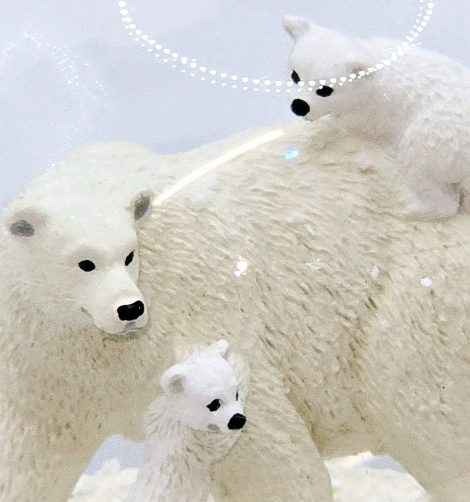 Polar Bear Holiday Snow Globe