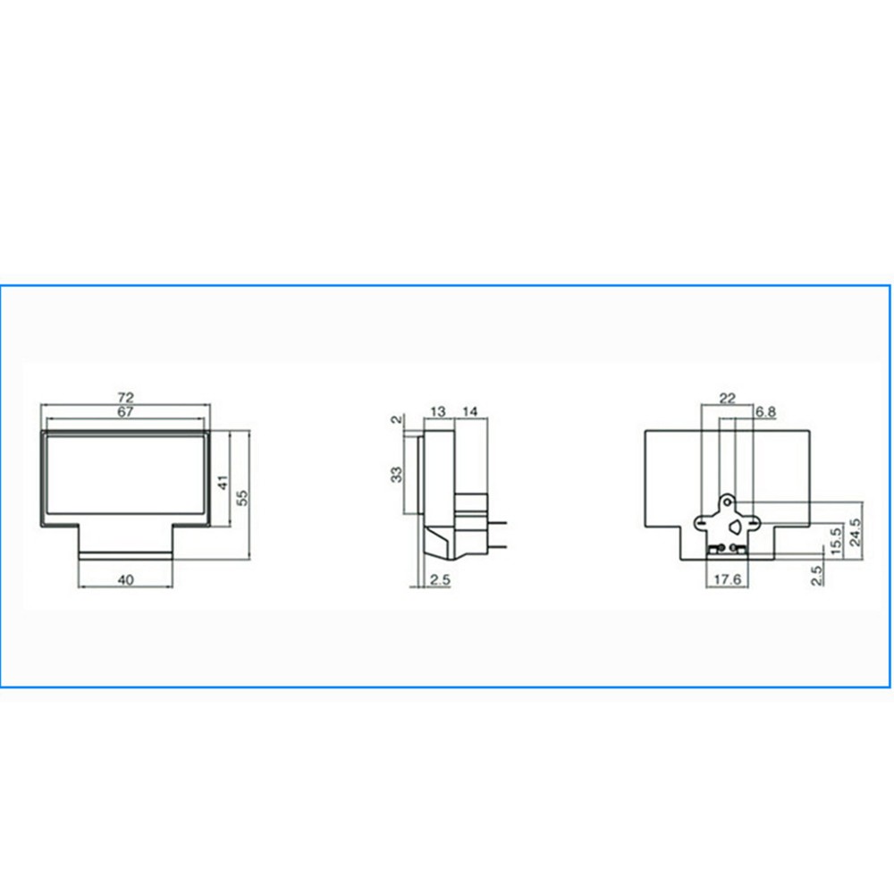1pc TN-72 VU Meter Front Amplifier DB Level Meter Power Meter With Backlight