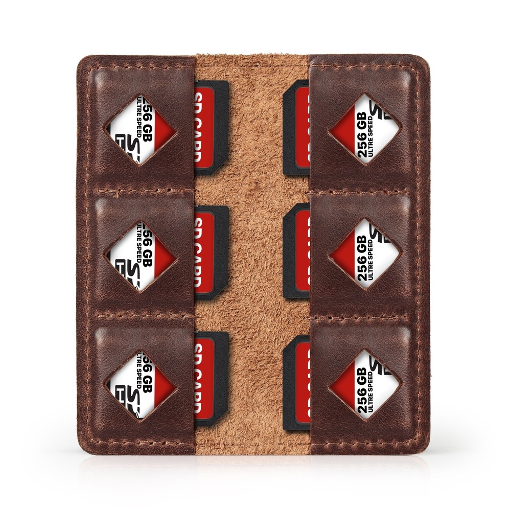 Personalized Leather SD Card Holder, Nintendo Switch Game Case