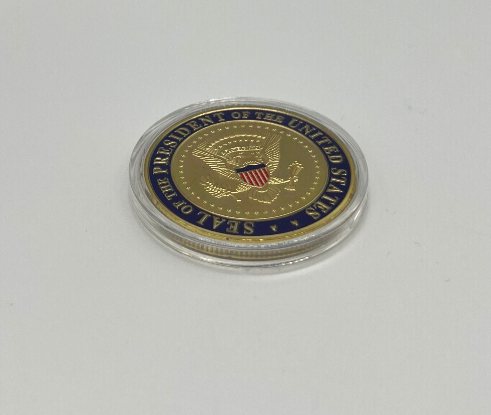 Donald Trump Seal of The President Coin Gold Plated Collectible