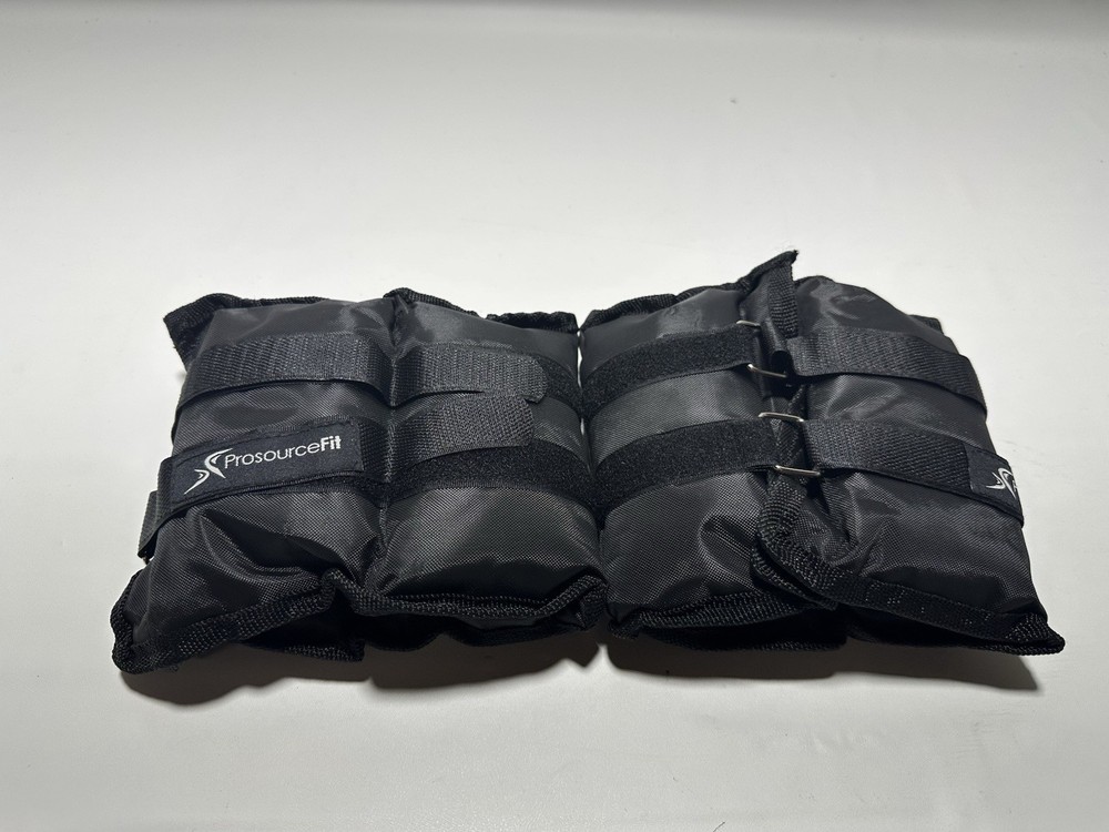ProSource Adjustable Ankle Weights Set 1–5 lb Comfort Fit Pair
