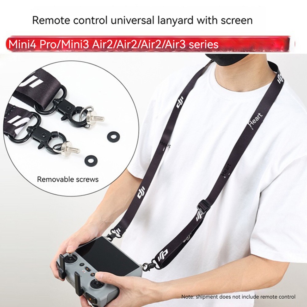 Remote Controller Lanyard Neck Strap Accessory For DJI Mini 4Pro/Air 2S 3 Drone