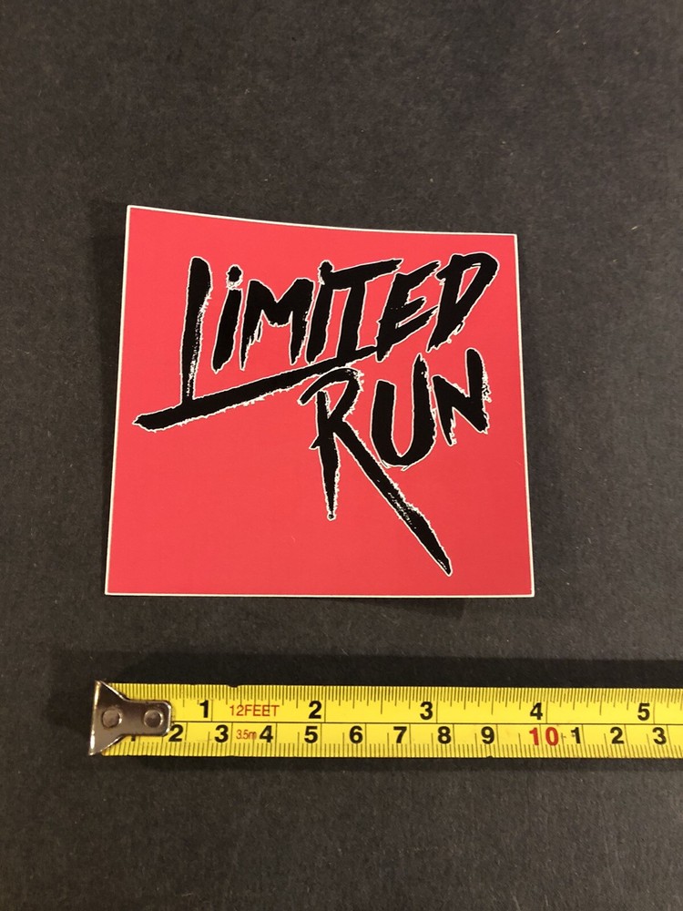 Limited run games sticker insert