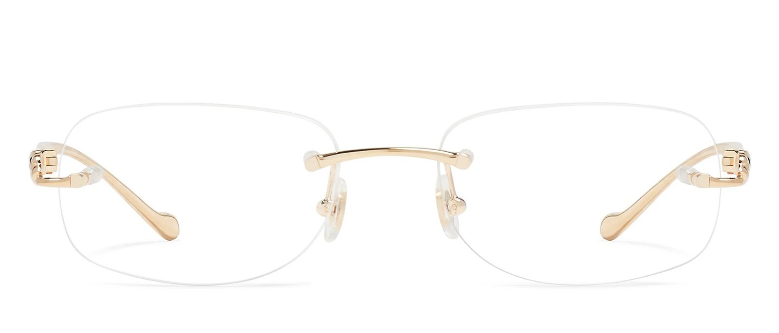 Cartier CT0058O Frame Demo Lenses Panther Demo Lenses Cartier Clear Demo Lenses