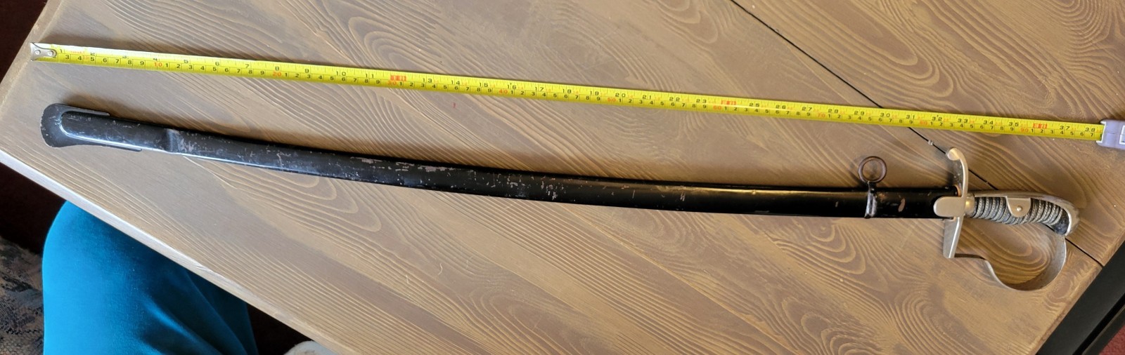 WWI German Presentation Artillery Officer's Sword, Rose Motif