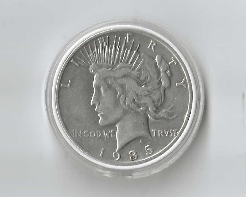 1935 S Peace Silver Dollar. Last Year of Issue. Nice Condition
