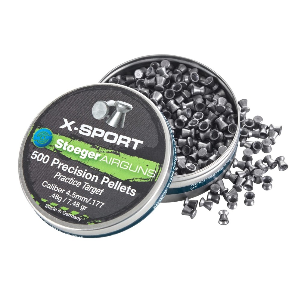 X-Sport Practice Target Flat Point Pellets, .177 Caliber, 500 Pack