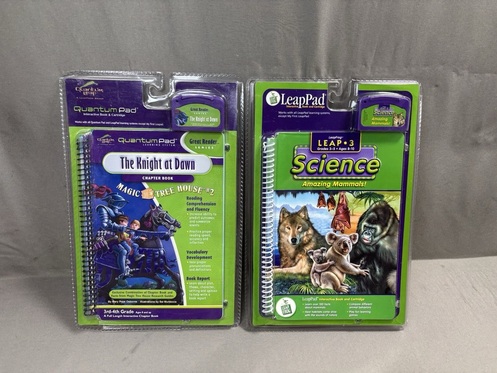 Leap Frog LeapPad SCIENCE Interactive & Quantum Pad Knight At Dawn