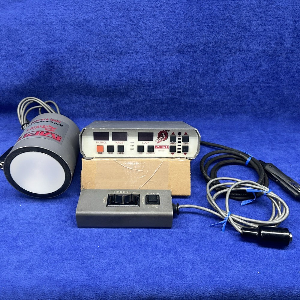 MPH INDUSTRIES RADAR, PYTHON SERIES II  K BAND RADAR  990546 990315 Non Cert.