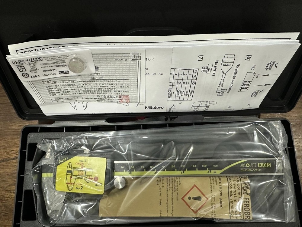 Mitutoyo Digimatic 0-6 inch Digital Vernier Caliper