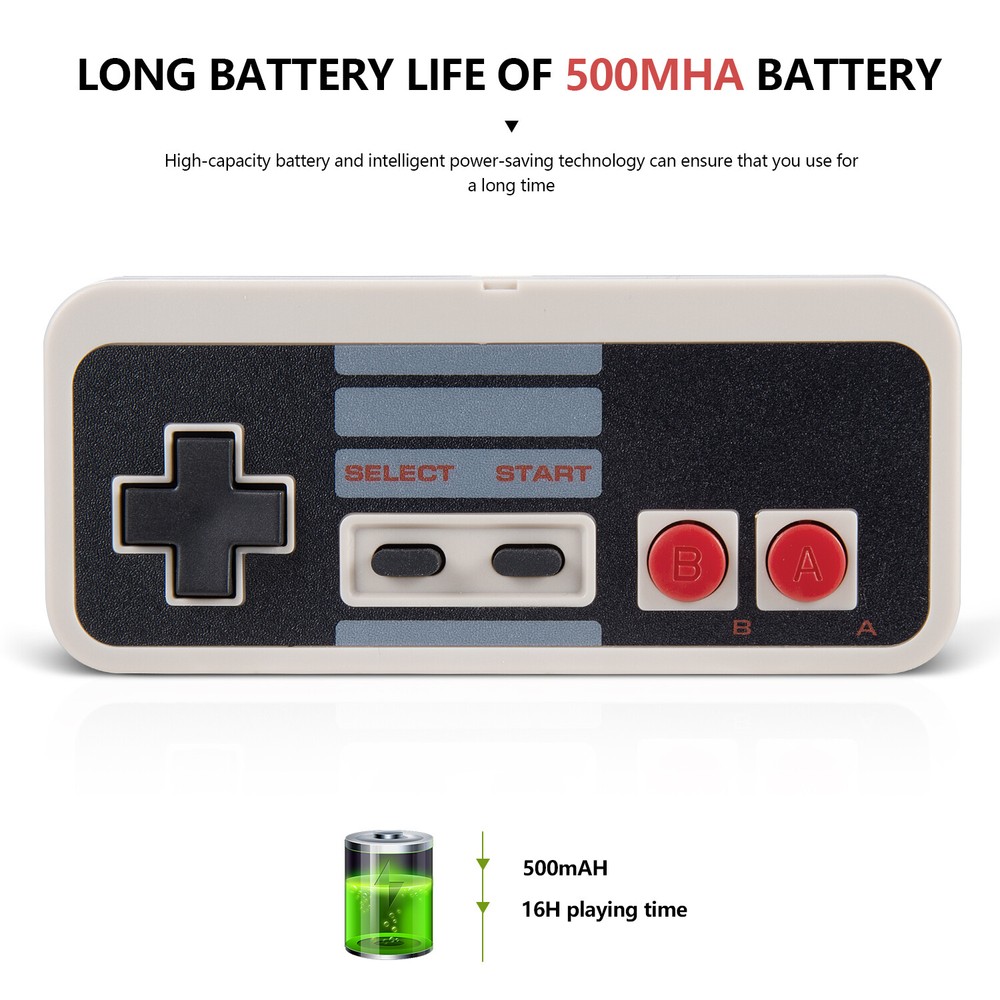 USB NES Wireless Controller &Reciver Joystick for PC/Gamepad Window PC MAC Linux