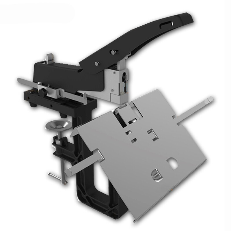 Office Manual Stapler Paper Book Binding Machine Dual-use Flat/Saddle Stapler..