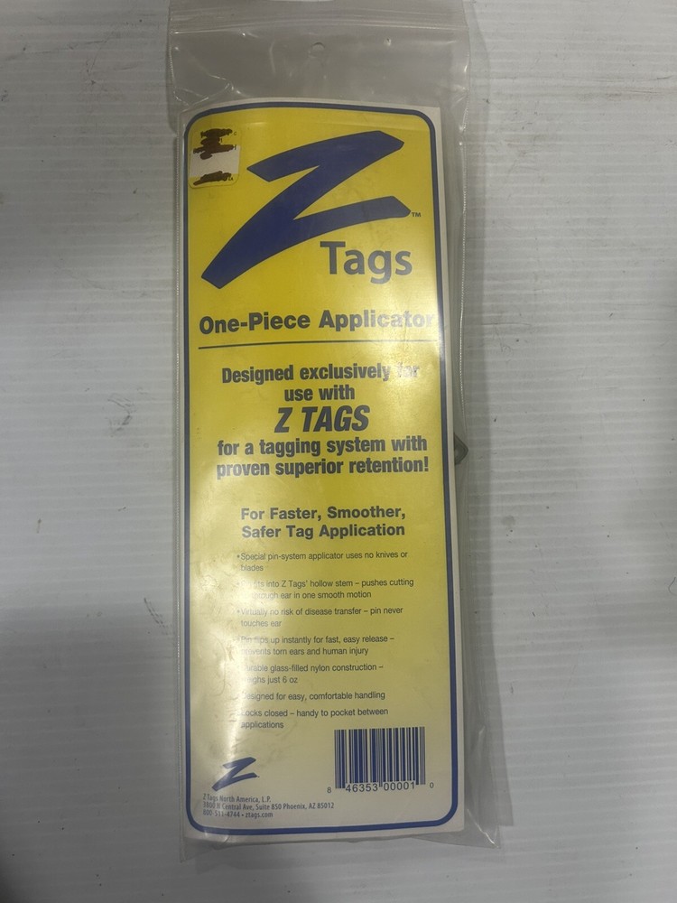 Z-Tag One Piece Tag Applicator