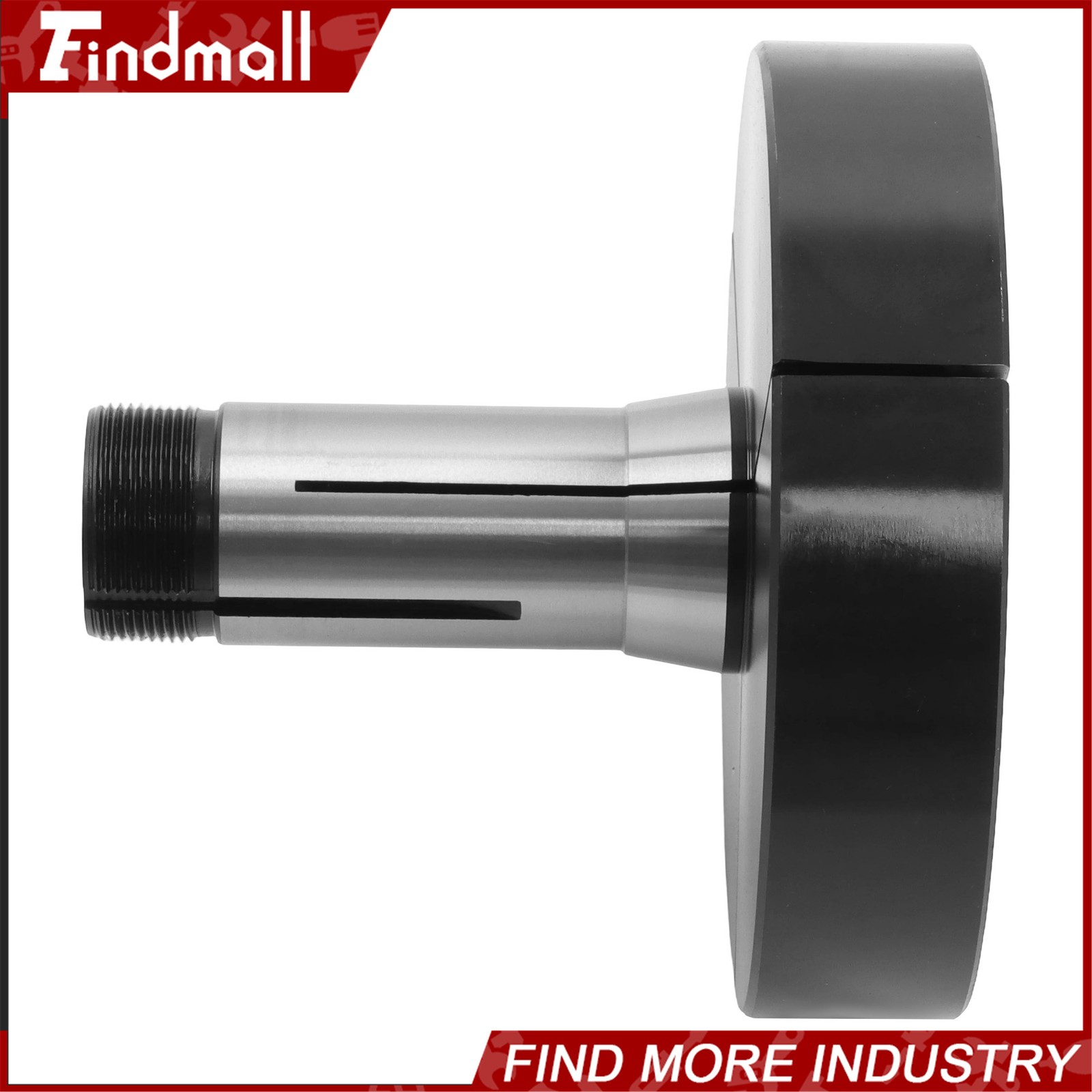 Findmall 5 Inch 5C Step Collet 1-1/8 Bore Precision Ground Steel Lathe Tool