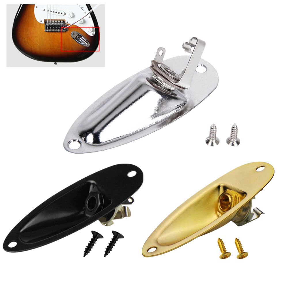 Loaded Boat Style Guitar Pickup Output Input Jack Plug Socket For FD Strat m