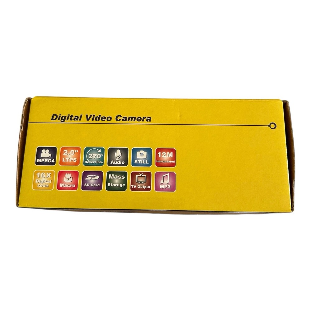 DIGITAL VIDEO CAMERA MEGXON V1200 BOXED NEVER USED