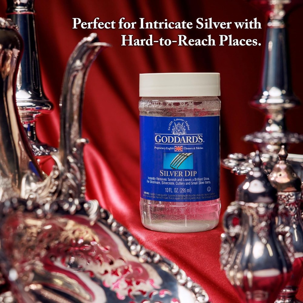 Goddard’s Silver Cleaner Dip – Jewelry Solution for 1 Gallon