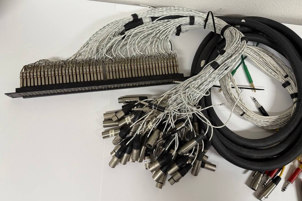 96-Point Audio Patch Panel 4×24 - Rackmount - Used Needs Minor Rewiring