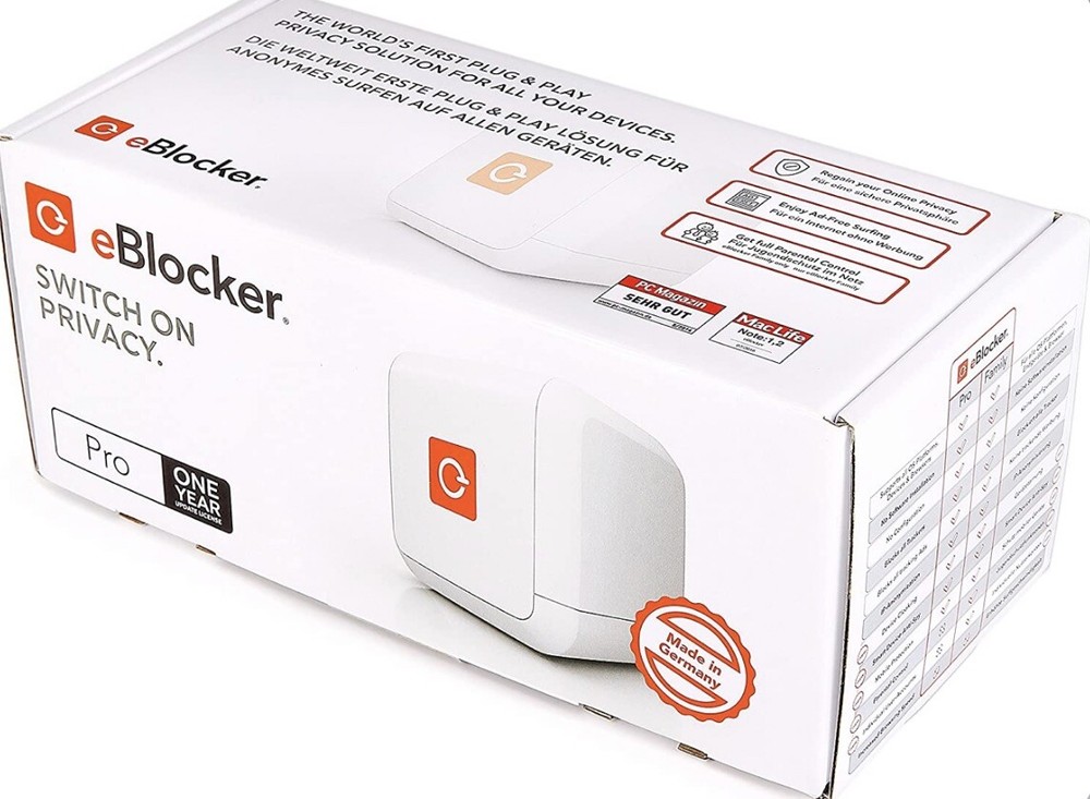 eBlocker Pro Plug & Play Privacy Solution