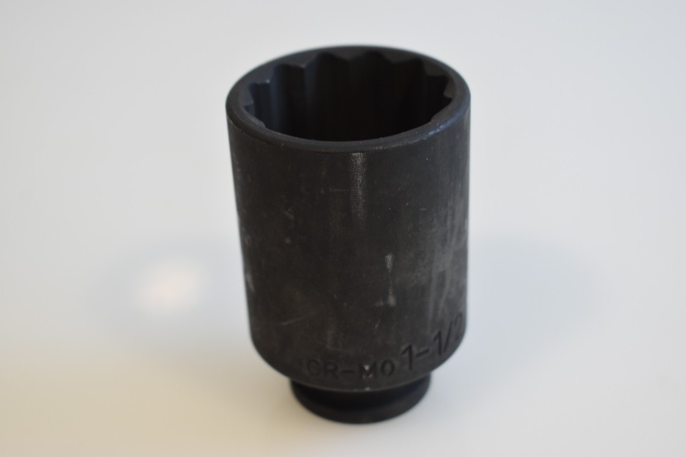 Mac Expert Tools E050078 1-1/2" SAE Deep Impact Socket 1/2" Drive 12 Point
