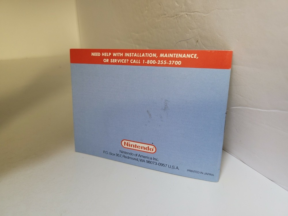 WaveRace Gameboy Instruction Manual Booklet Authentic #E13