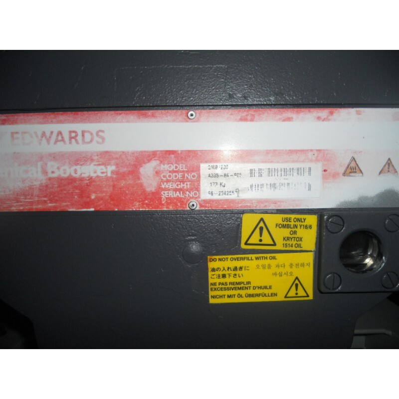 ROOTS VACUUM PUMP EDWARDS QMB 1200