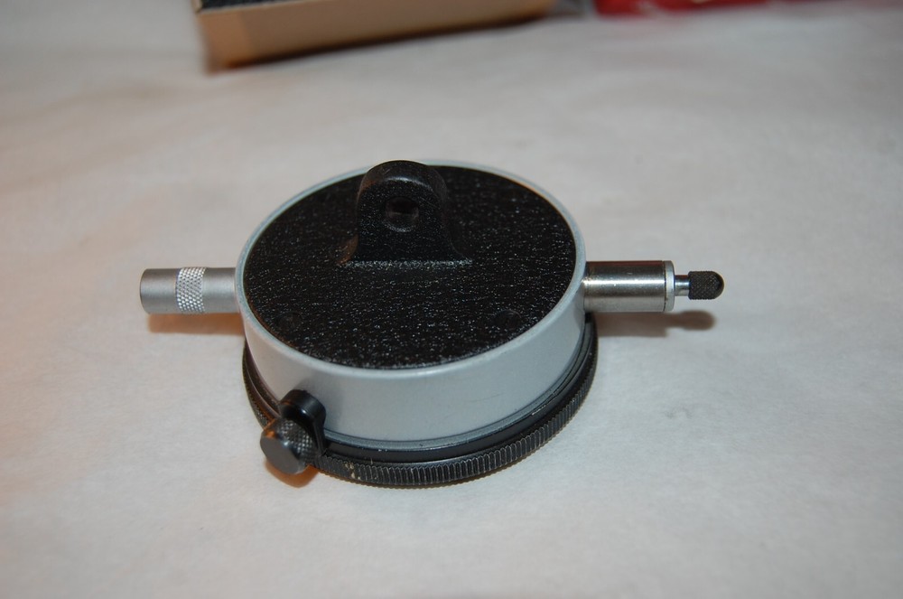 STARRETT 655-181 DIAL INDICATOR .01 MM 2.5 Range W/ Box