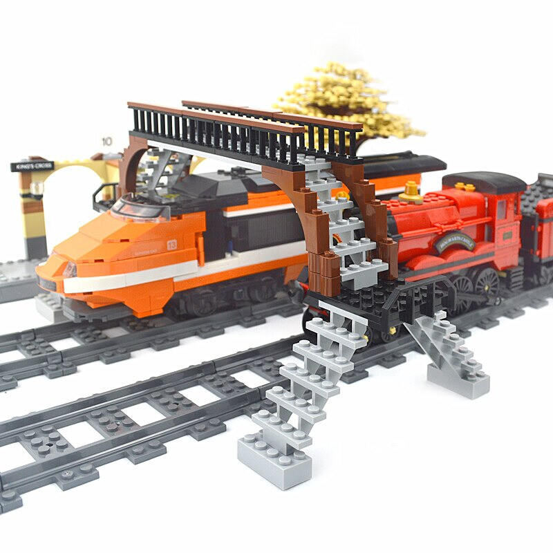 Station Tracks Railway Buffer for Lego Kit Train Building Blocks Sets - 28 Sets!
